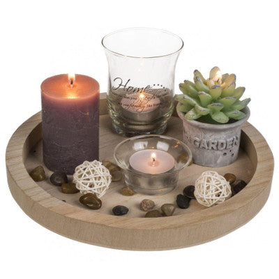 Assiette Décorative Avec Bougies Et Photophores