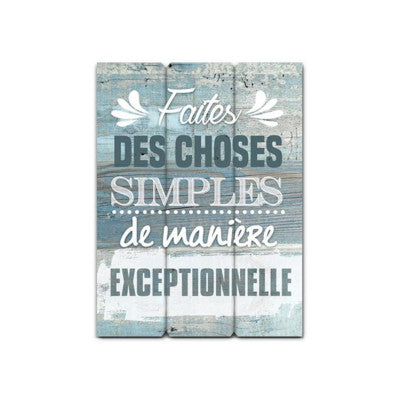 Cadre Citation - Faites Des Choses Simples