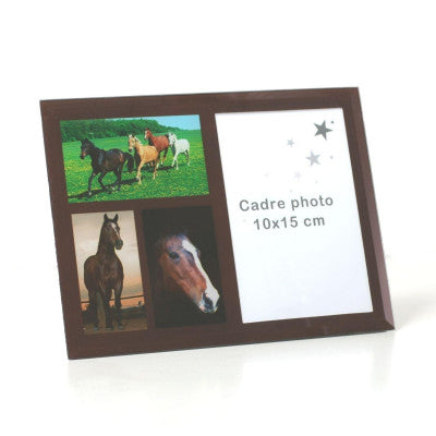 Cadre Photo 10 X 15 Cm - Chevaux De Toutes Couleurs