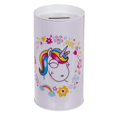 Tirelire Licorne Métal à Motifs